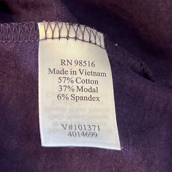 Coldwater Creek Purple Open Front Cardigan - Size Small - Picture 8 of 9